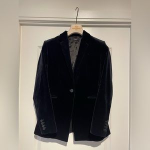 Frame Denim - Black Velvet Blazer